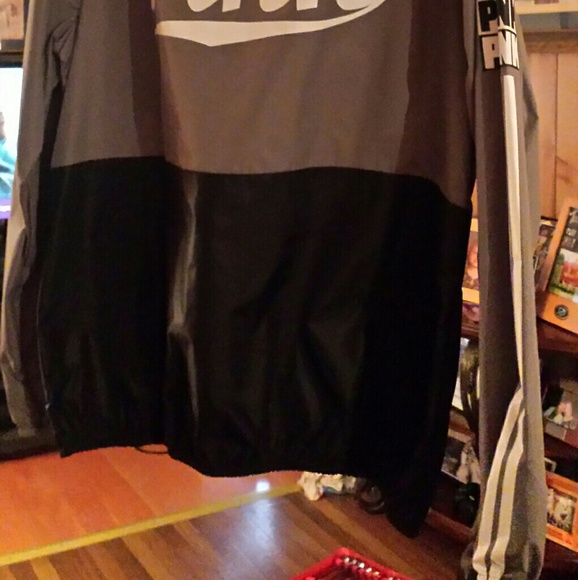 VS ANORAK WITH HOOD, BLACK /GREY / WHITE - Picture 4 of 5